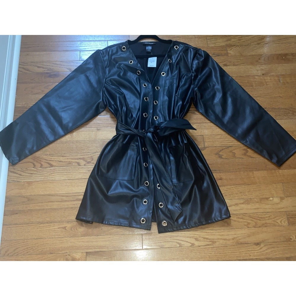 Ashley Stewart Black Grommet Jacket‎ NWT SIZE 24